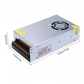 DC 24V 360W 15A Universal Regulated Switching Power Supply Compatible with Anet A8 Plus E16 ET4 ET4PRO ET5 ET5PRO Creality 10/10s/10 V2 Ender 3 3D Printer LED Strip Light Computer Project DC 24V 360W 15A Universal Regulated Switching Power Supply Compatible with Anet A8 Plus E16 ET4 ET4PRO ET5 ET5PRO Creality 10/10s/10 V2 Ender 3 3D Printer LED Strip Light Computer Project