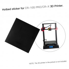 Original Heated Bed Sticker Sheet Build Surface High Temperature Resistant 320*310mm/12.6*12.2in Compatible with CR-10S PRO/CR-X 3D Printer