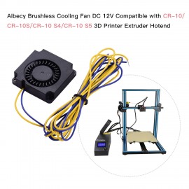 2pcs Blower Fan Brushless Cooling Fan 40*40*10mm DC 12V Compatible with CR-10/CR-10S/CR-10 S4/CR-10 S5 3D Printer Extruder Hotend