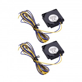 2pcs Blower Fan Brushless Cooling Fan 40*40*10mm DC 12V Compatible with CR-10/CR-10S/CR-10 S4/CR-10 S5 3D Printer Extruder Hotend