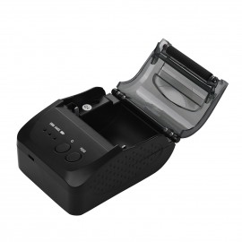 5809DD Portable Mini Direct Thermal Printer Wireless Thermal POS Receipt Printer with 2000mAh   Rechargeable Lithium Battery USB/BT Mobile Printer EU Plug（100-240V）