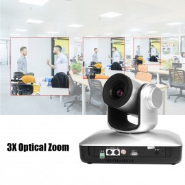 HD Video Conference Cam Conference Camera Full HD 1080P 3X Optical Zoom 95 Degree Wide Viewing with 2.0 USB Web Cable Remote Control for Business Live Meeting Recording Training HD Video Conference Cam Conference Camera Full HD 1080P 3X Optical Zoom 95 Degree Wide Viewing with 2.0 USB Web Cable Remote Control for Business Live Meeting Recording Training