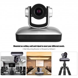 HD Video Conference Cam Conference Camera Full HD 1080P 3X Optical Zoom 95 Degree Wide Viewing with 2.0 USB Web Cable Remote Control for Business Live Meeting Recording Training HD Video Conference Cam Conference Camera Full HD 1080P 3X Optical Zoom 95 Degree Wide Viewing with 2.0 USB Web Cable Remote Control for Business Live Meeting Recording Training