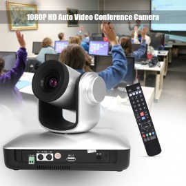 HD Video Conference Cam Conference Camera Full HD 1080P 3X Optical Zoom 95 Degree Wide Viewing with 2.0 USB Web Cable Remote Control for Business Live Meeting Recording Training HD Video Conference Cam Conference Camera Full HD 1080P 3X Optical Zoom 95 Degree Wide Viewing with 2.0 USB Web Cable Remote Control for Business Live Meeting Recording Training