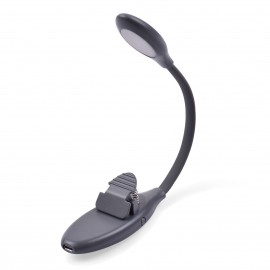 Rechargeable Book Light Clip-on Reading Light Eye-Care LED Light 3 Color Temperature Stepless Dimming with Magnet for Bookworms Kids