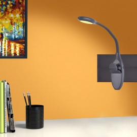 Rechargeable Book Light Clip-on Reading Light Eye-Care LED Light 3 Color Temperature Stepless Dimming with Magnet for Bookworms Kids