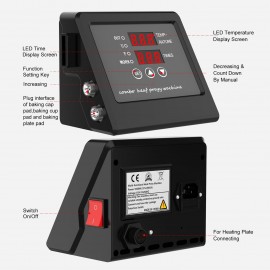 Multi-functional Heat Press Machine Control Box Digital Box LED Controller for T-shirts/Plate/Cap/Mug Swing Away Heat Transfer Sublimation Print Machine