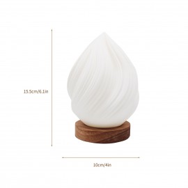 Night Light Desktop Decor Basketball Shape Night Lamp Table Lamp with Wood Base 16 Light Colors Remote Control USB Power Supply for Office Home Bedrooms Living Room Reading Studying Christmas Gift