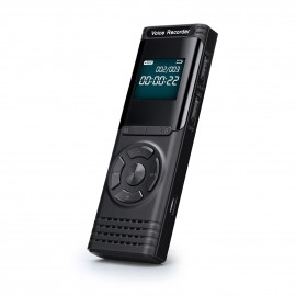 16GB Digital Voice Recorder Voice Activated Recorder Dictaphone MP3 Player HD Recording 13 Continuous Recording Line-In Function for Meeting Lecture Interview Class MP3 Record