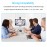 Conference PTZ Camera Wall Mount Cam 3X Optical Zoom USB Conection with Remote Controller Plug & Play Compatible with Windows Mac for Zoom Skype Video Meeting Online Teaching Training Live Webcasting